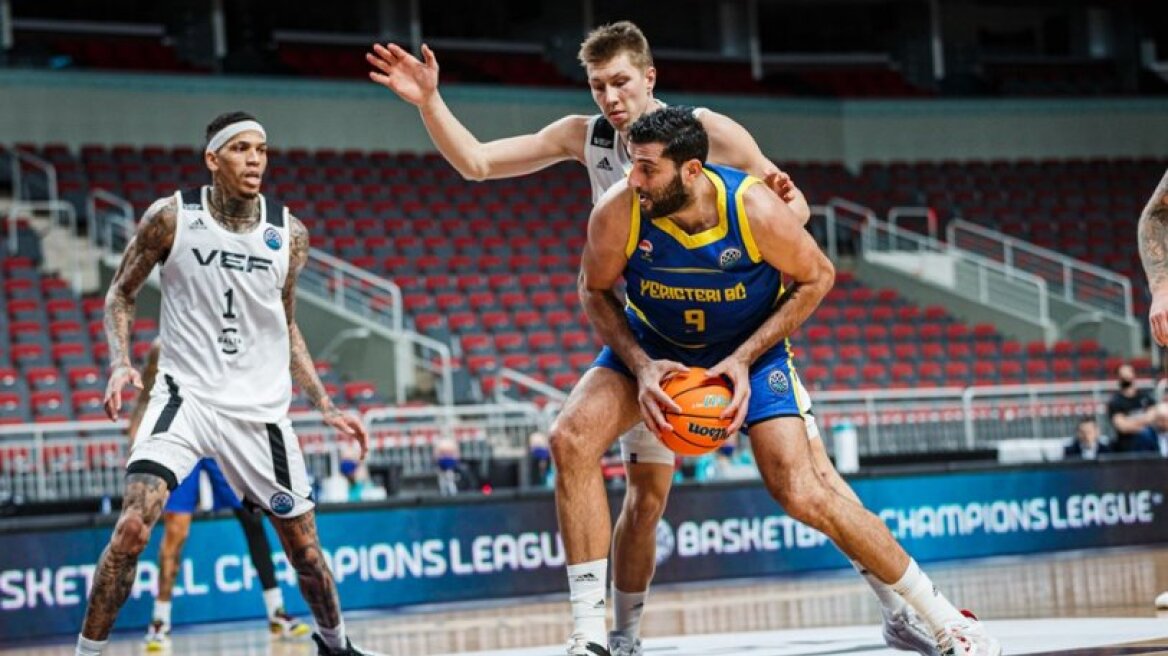 Basketball Champions League, Ρίγα-Περιστέρι 60-57: Buzzer beater αποκλεισμού!