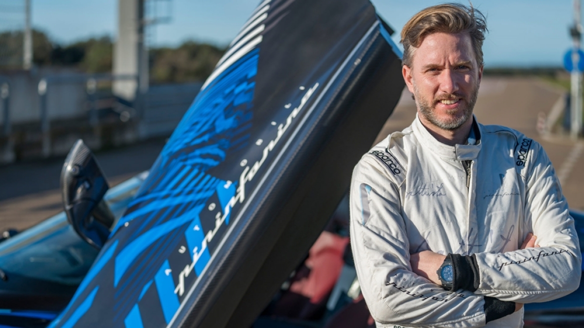 Ο Nick Heidfeld στο τιμόνι του Pininfarina Battista