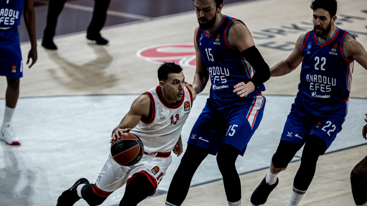 Euroleague, Αναντολού Εφές-Ολυμπιακός 76-53: Διασυρμός στην Πόλη