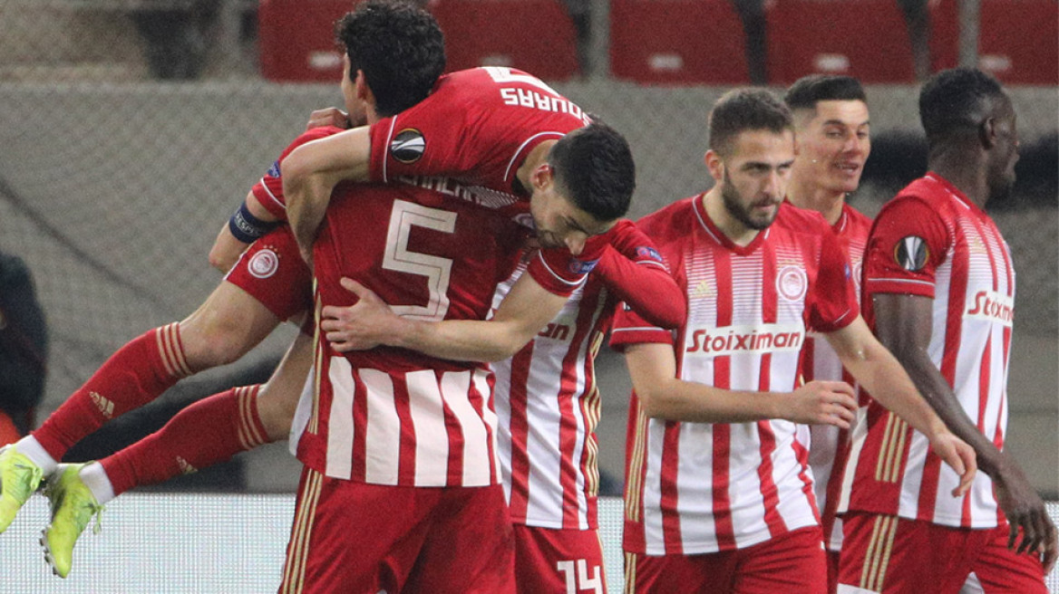 Europa League, Ολυμπιακός-Αϊντχόφεν 4-2: Τεσσάρα θριάμβου και μισή πρόκριση - Δείτε τα γκολ