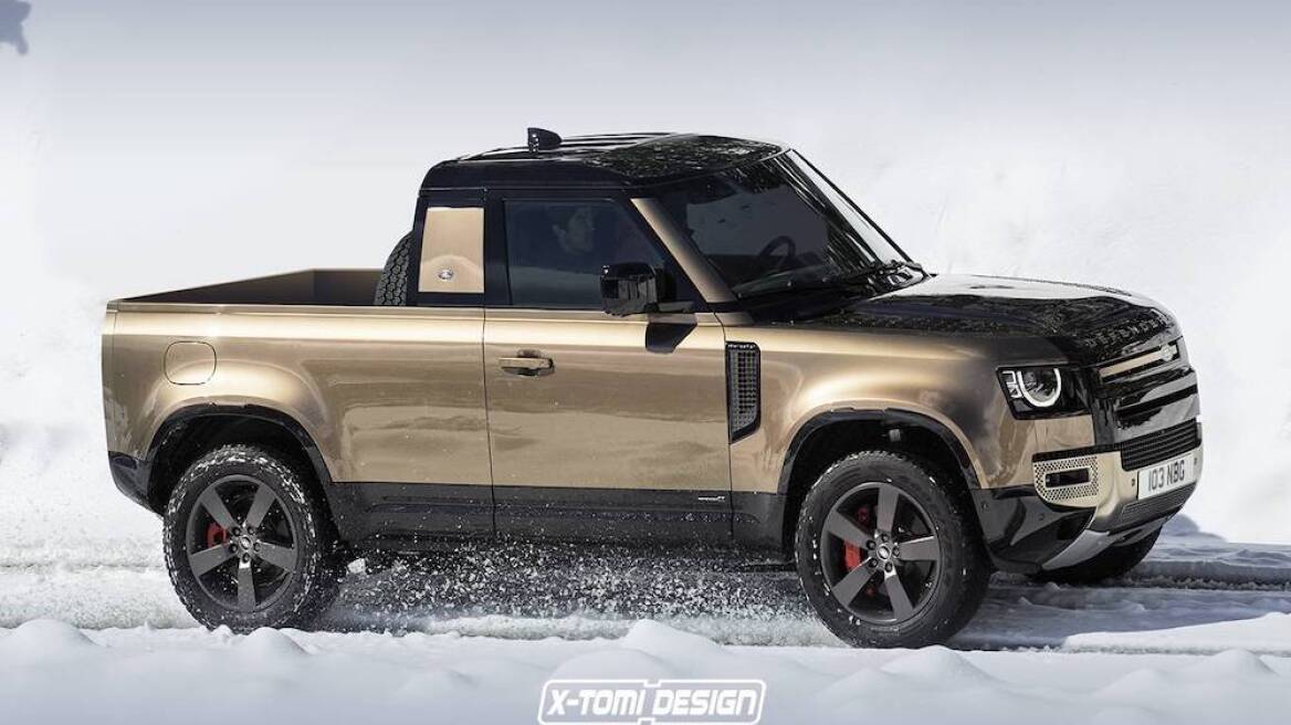 Το νέο Land Rover Defender και σε pick-up;