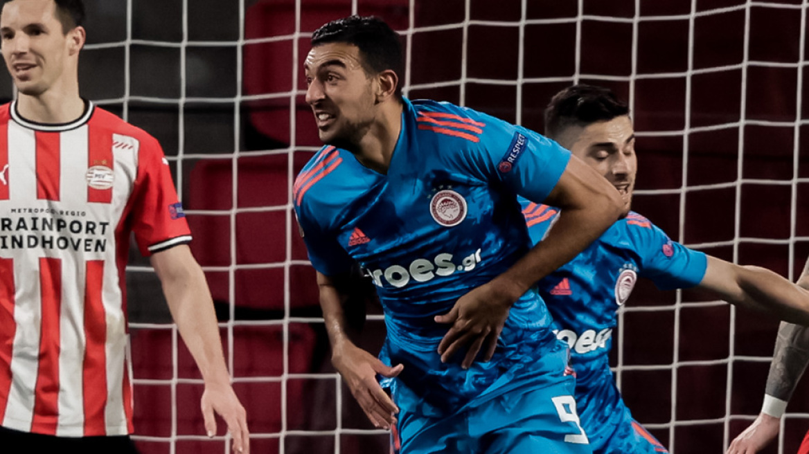 Europa League, Αϊντχόφεν-Ολυμπιακός 2-1: «Θρυλική» πρόκριση στο 89' - Δείτε τα γκολ