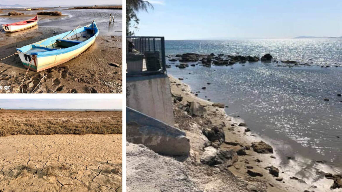 Χαμηλή στάθμη της θάλασσας: Πού οφείλεται το φαινόμενο των τελευταίων ημερών