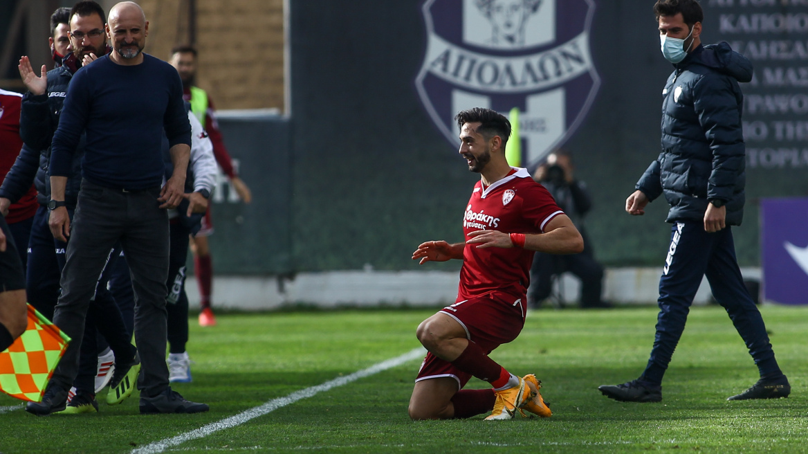 Super League 1 play out, Απόλλων Σμύρνης-ΑΕΛ 0-2: Καλπασμός προς την παραμονή - Δείτε τα γκολ