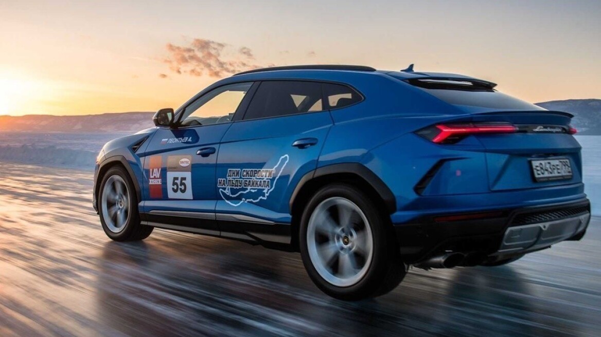 Lamborghini Urus: Ρεκόρ ταχύτητας στον πάγο