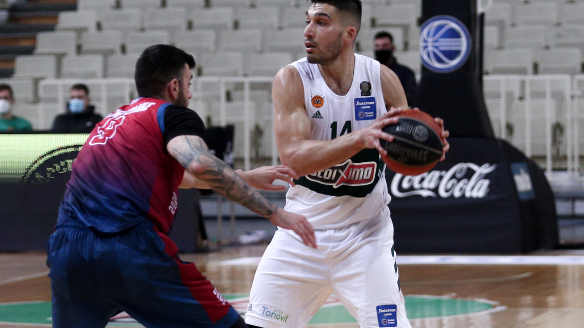 Stoiximan Basket League,  Παναθηναϊκός-Μεσολόγγι 102-68: «Ekατοστάρα» με τρίποντα και σούπερ Μποχωρίδη