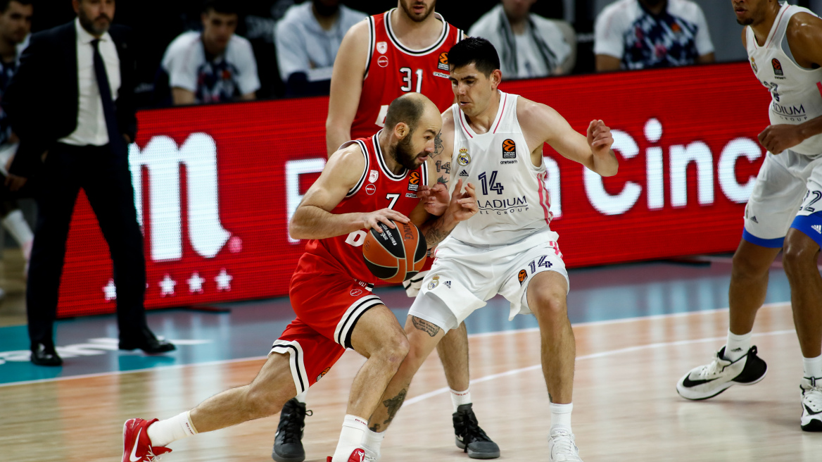 Euroleague, Ρεάλ-Ολυμπιακός 72-63: Άδειος, άστοχος, αλλά αξιοπρεπής