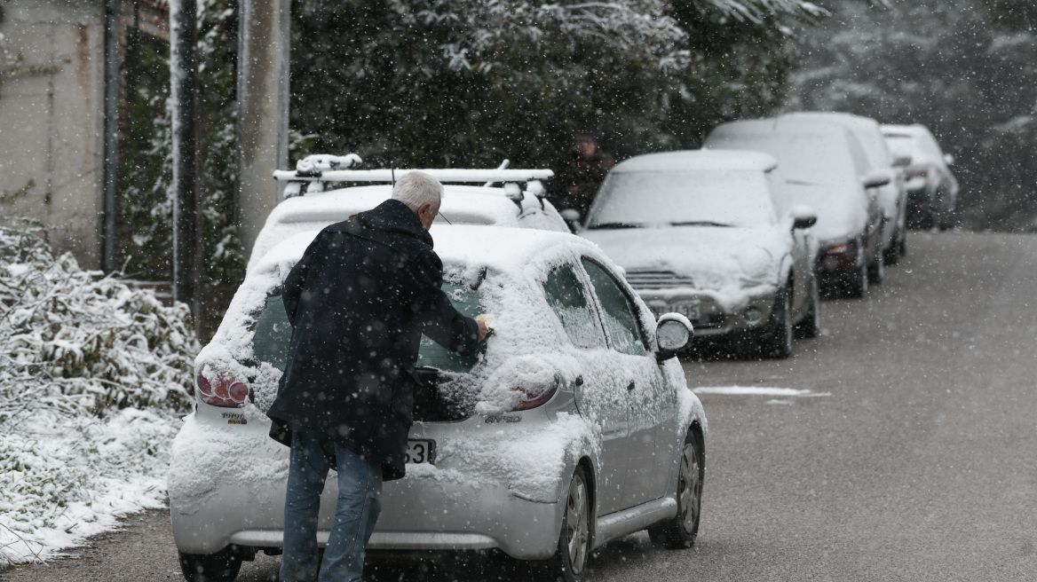 Καιρός: Χάρτης του meteo με τις πρωινές θερμοκρασίες - Βίντεο με χιόνια από την Κοζάνη