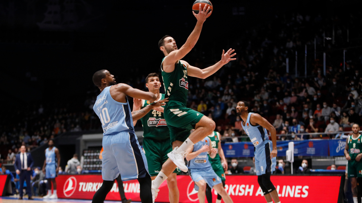 Εuroleague, Ζενίτ-Παναθηναϊκός 112-83: Πέταξε λευκή πετσέτα στην Αγία Πετρούπολη