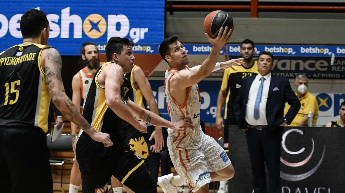 Stoiximan Basket League, Προμηθέας-ΑΕΚ 77-73: Προβάδισμα για τους Αχαιούς σε φινάλε-θρίλερ