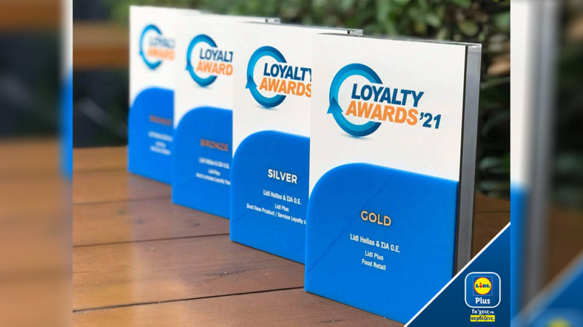 4 διακρίσεις απέσπασε η Lidl Ελλάς στα Loyalty Awards 2021 για το Lidl Plus