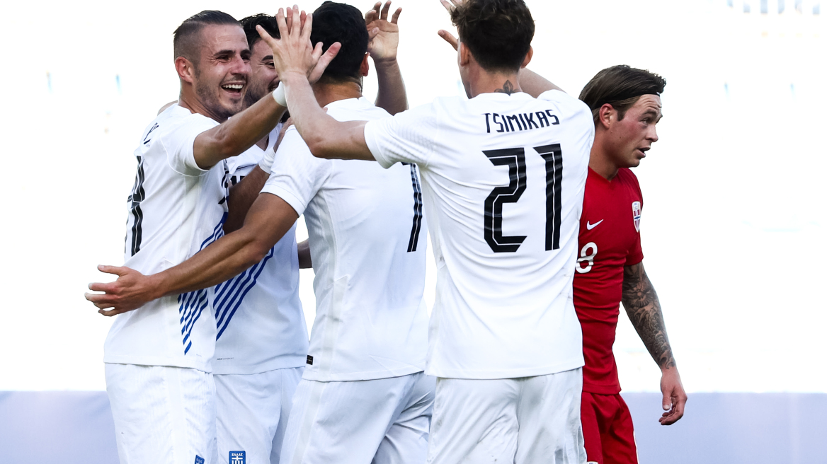 Ελλάδα-Νορβηγία 2-1: Νέα φιλική νίκη με καλό πρώτο ημίχρονο - Δείτε τα γκολ