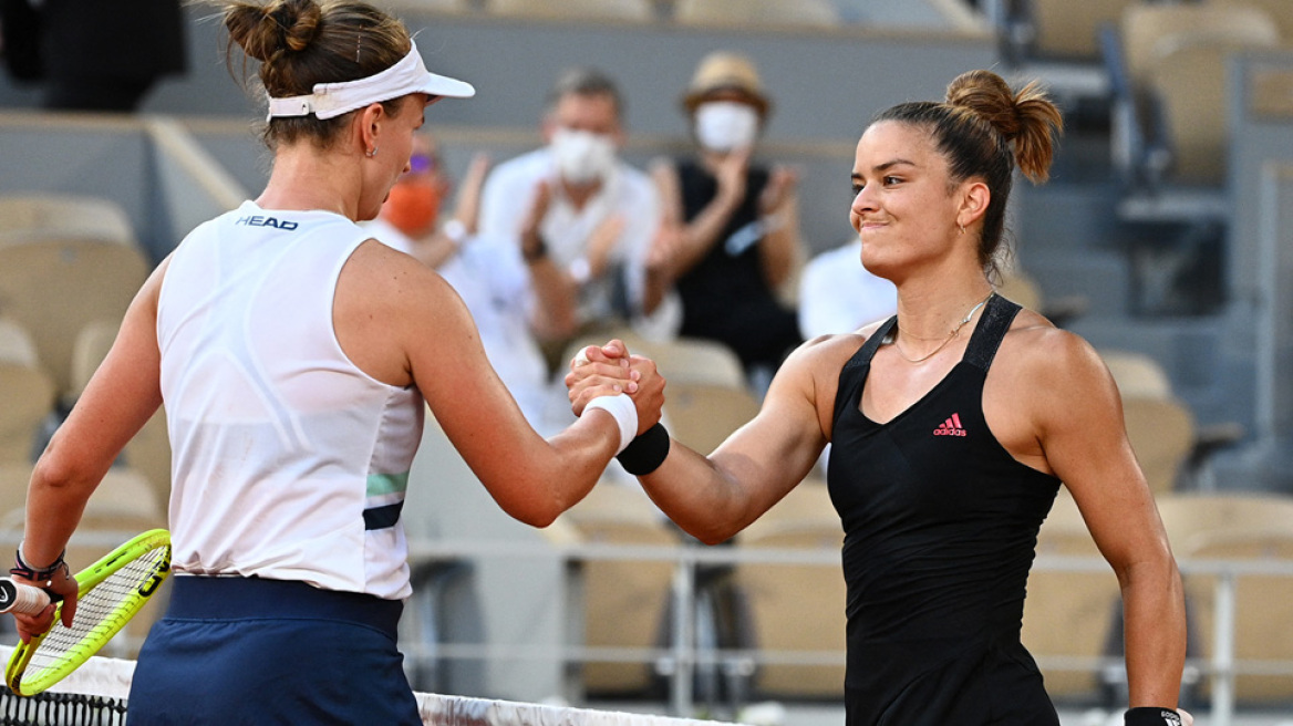 Roland Garros: Λύγισε η Μαρία μετά από αγώνα θρίλερ που κράτησε 3 ώρες και 18 λεπτά 