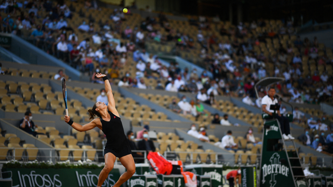 Roland Garros: Τα  highlights από τη συγκλονιστική μάχη της Σάκκαρη 