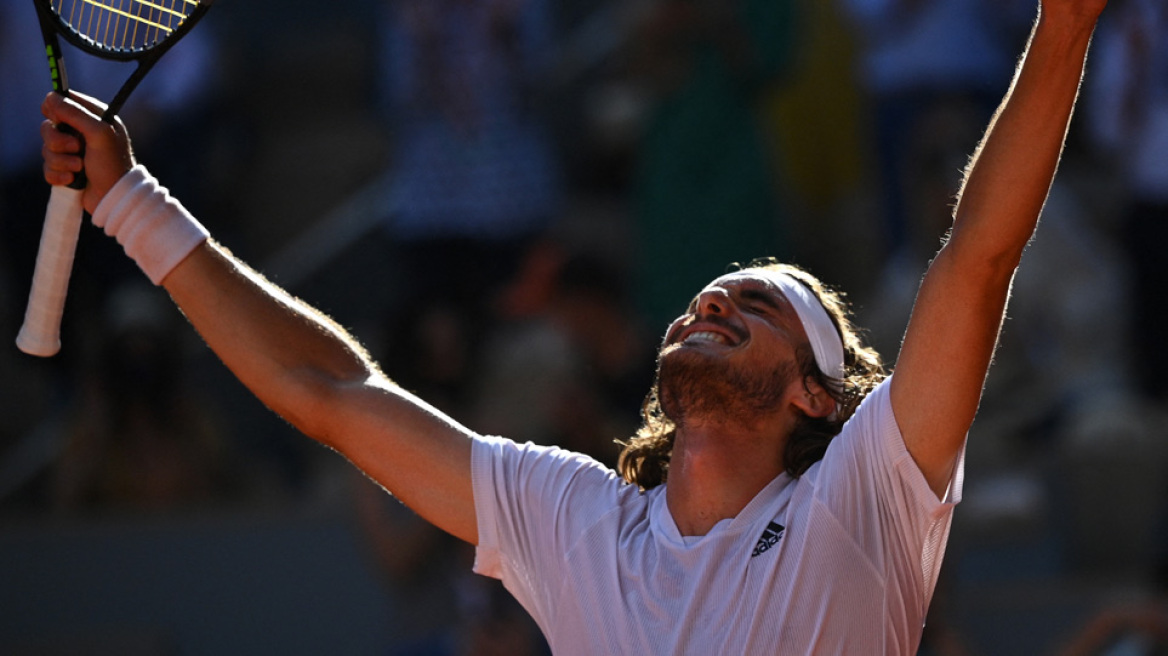 Roland Garros: O θρίαμβος του Στέφανου Τσιτσιπά σε 12+1 φωτογραφίες