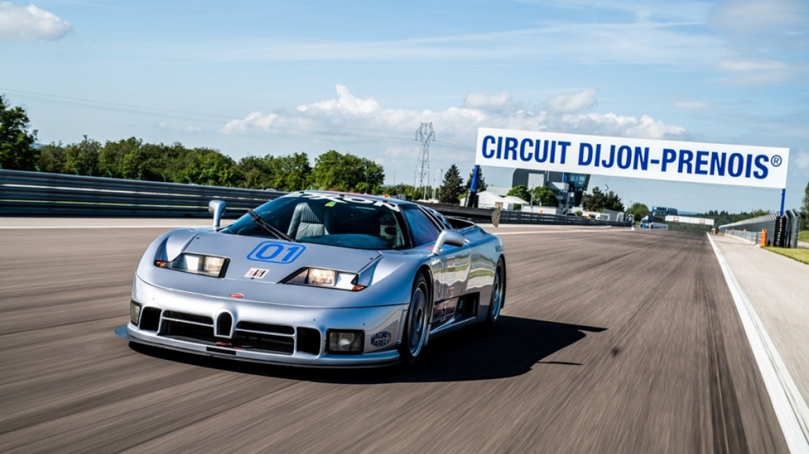 Αγωνιστική Bugatti EB110 Sport Competizione βρίσκεται και πάλι στο φυσικό της περιβάλλον