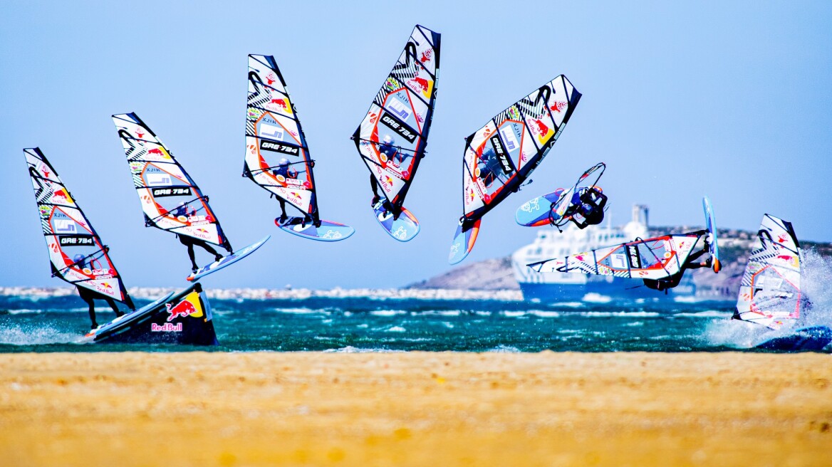 Lennart Neubauer: Κατακτά το πρώτο windsurf πάρκο στη Νάξο