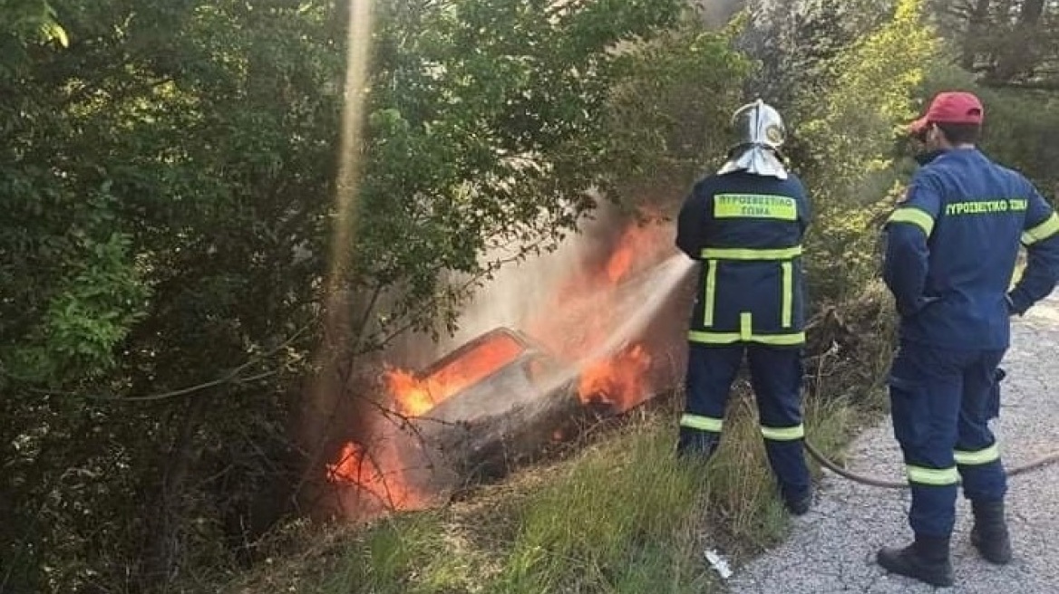 Ξάνθη: Απανθρακώθηκε μέσα στο αυτοκίνητό του μετά από τροχαίο