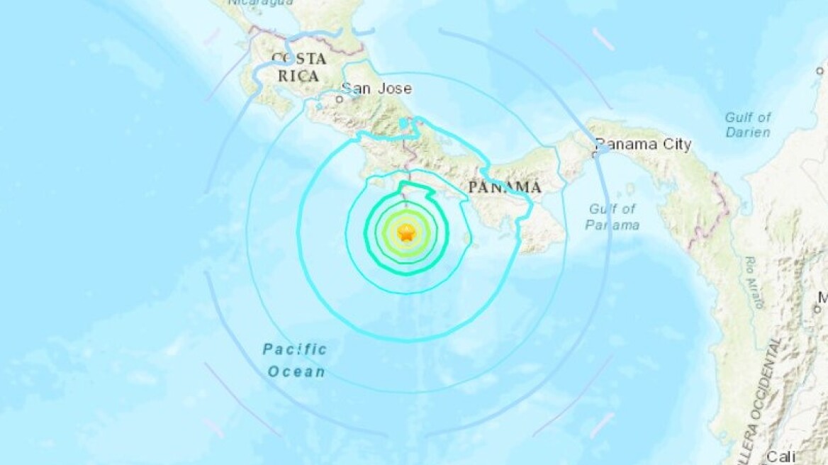 Παναμάς: Σεισμός 7,0 Ρίχτερ σε θαλάσσια περιοχή - Δείτε βίντεο