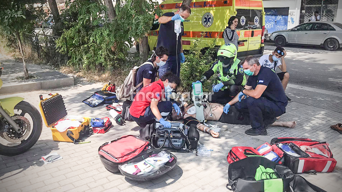 Θεσσαλονίκη: Διασώστες του ΕΚΑΒ επανέφεραν μετά από 35 λεπτά στη ζωή 36χρονο που είχε πάθει ανακοπή καρδιάς