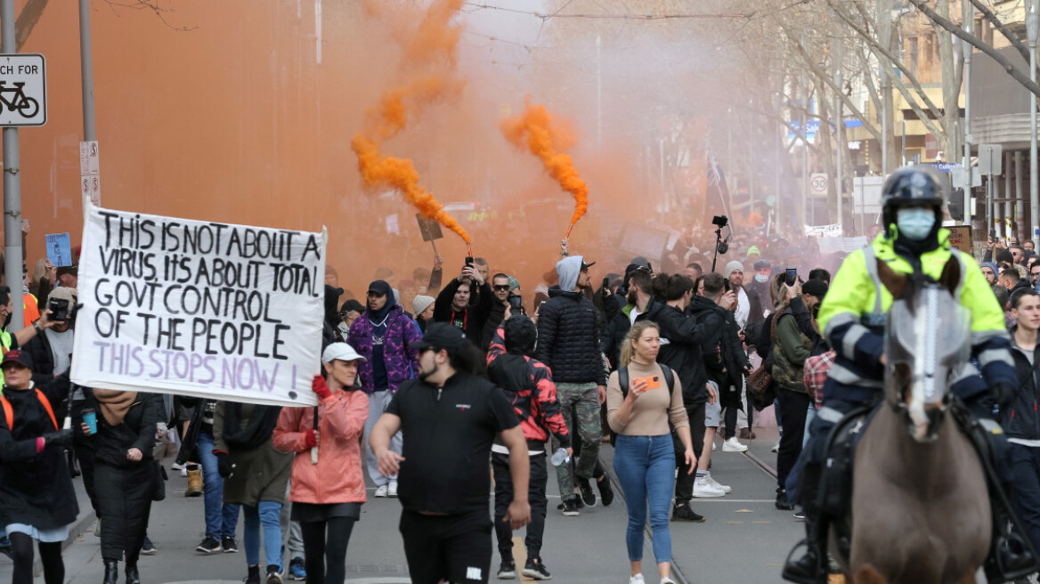 Αυστραλία: Διαδηλώσεις κατά του lockdown την ώρα που σημειώνεται νέα έξαρση κρουσμάτων 