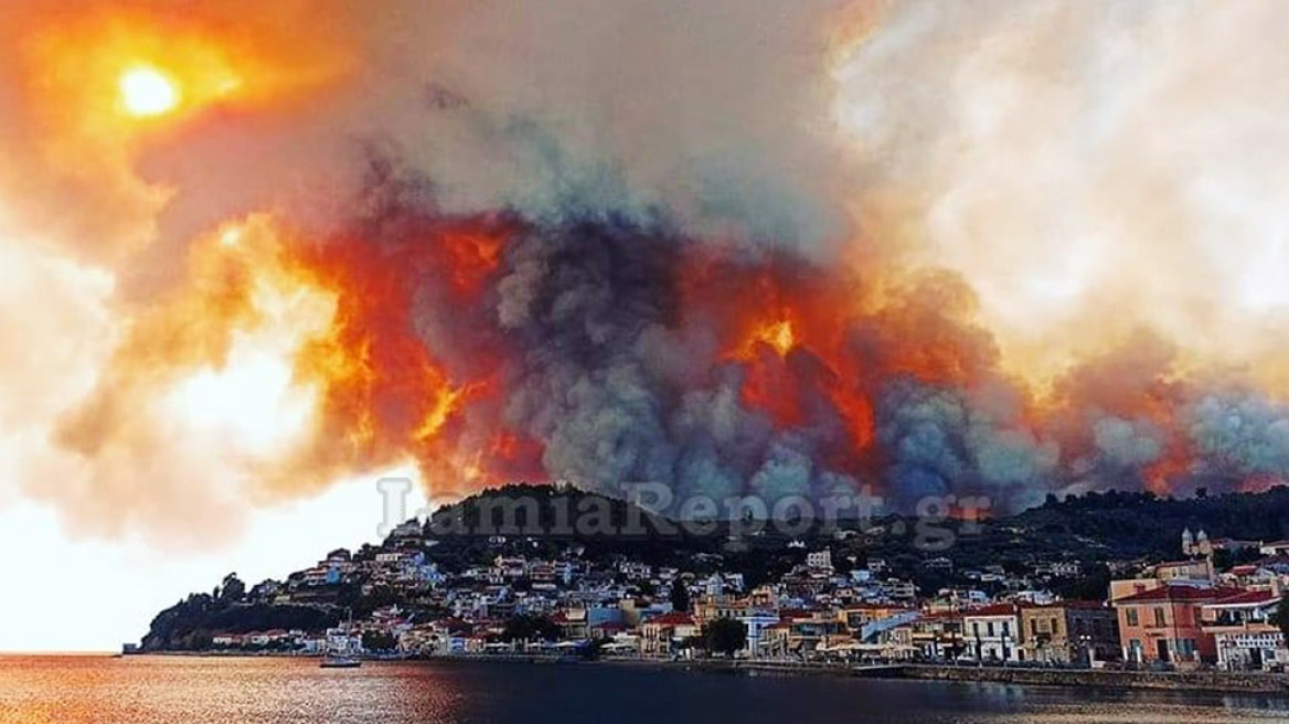 Μαίνεται η φωτιά στην Εύβοια - Εκκενώθηκαν κι άλλοι οικισμοί - Καθηλωμένα τα εναέρια μέσα λόγω καπνού