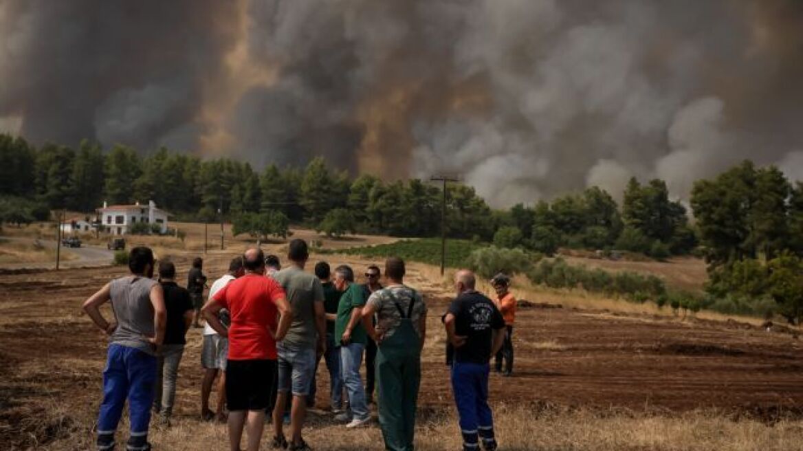 Φωτιά στην Εύβοια - Δήμαρχος Ιστιαίας: Η φωτιά πάει προς τις Γούβες - Είμαστε μόνοι μας