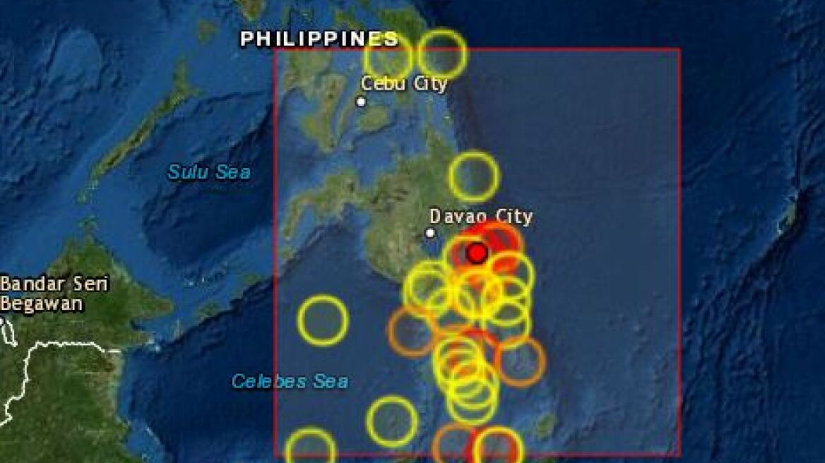 Σεισμός 7,1 Ρίχτερ στις Φιλιππίνες - Ήρθη η προειδοποίηση για τσουνάμι - Δείτε βίντεο