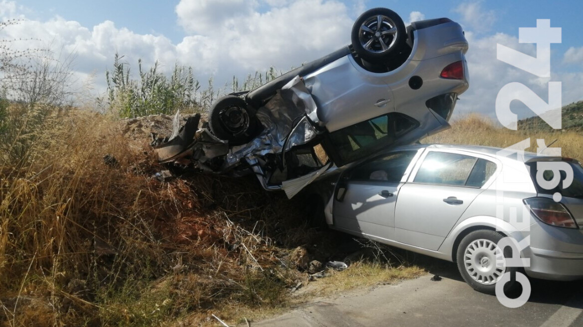 Κρήτη: Σοβαρό τροχαίο - Πέντε τραυματίες