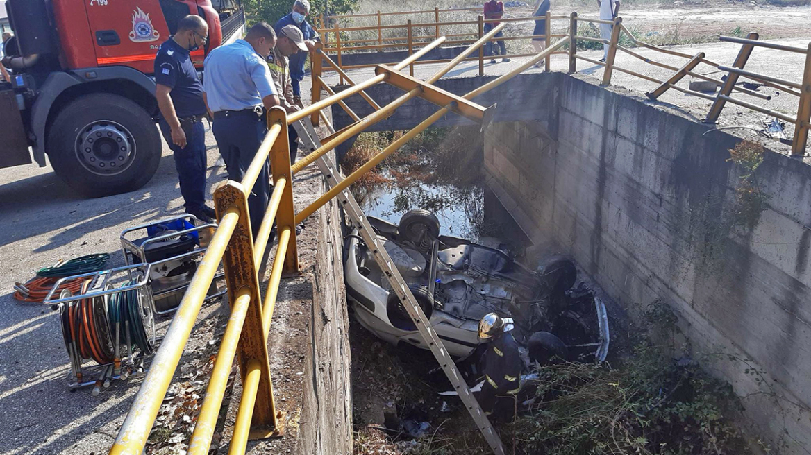 Καβάλα: Ένας νεκρός από πτώση αυτοκινήτου σε αρδευτικό κανάλι