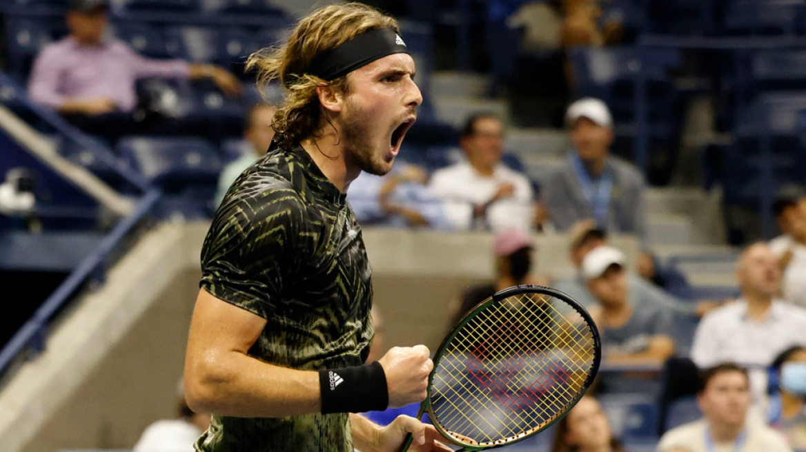 Για 2η σερί χρονιά στους «32» του US Open ο Τσιτσιπάς - Νίκησε 3-1 σετ τον Γάλλο Αντριάν Μαναρινό  