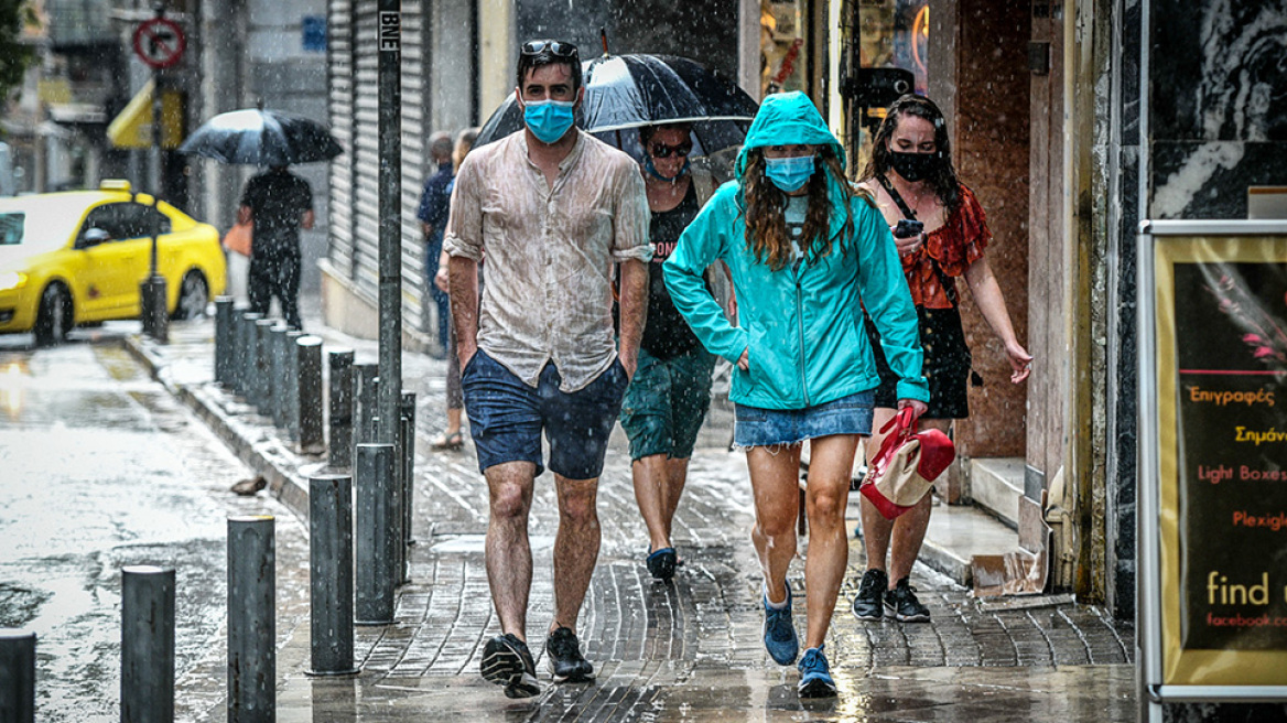 Καιρός: Διήμερο φθινόπωρο με βροχές και καταιγίδες και μετά πάλι καλοκαίρι 