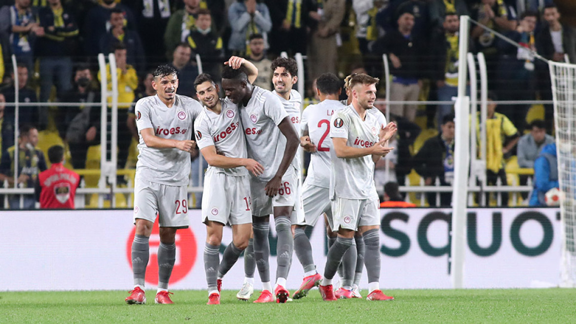  Europa League, Φενέρμπαχτσε-Ολυμπιακός 0-3: Ανεπανάληπτος Θρύλος «άλωσε» την Πόλη - Δείτε τα γκολ