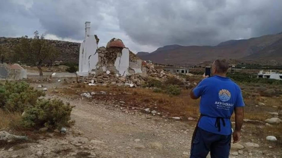 Σεισμός στην Κρήτη: «Μας έσωσε η θάλασσα, λειτούργησε ως φίλτρο», λέει ο πρόεδρος του Παλαιοκάστρου Σητείας