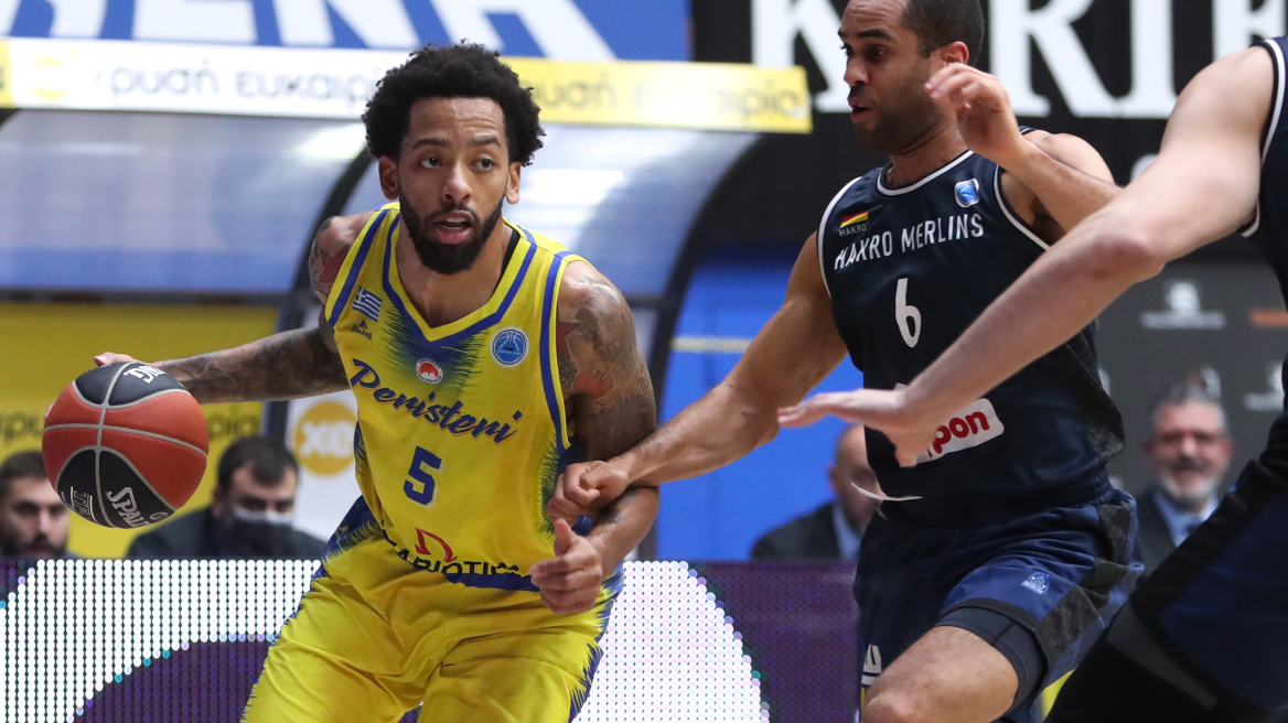 FIBA Europe Cup, Περιστέρι-Κράιλσχαϊμ 66-76: Έχασε αλλά παραμένει στο κυνήγι της πρόκρισης