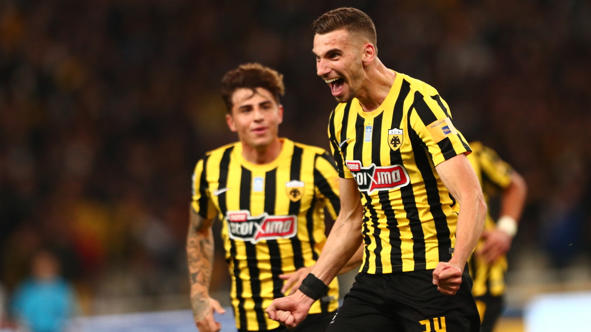Super League 1, ΑΕΚ-Άρης 2-1: Άντεξε και πήρε νίκη-χρυσάφι - Δείτε τα γκολ