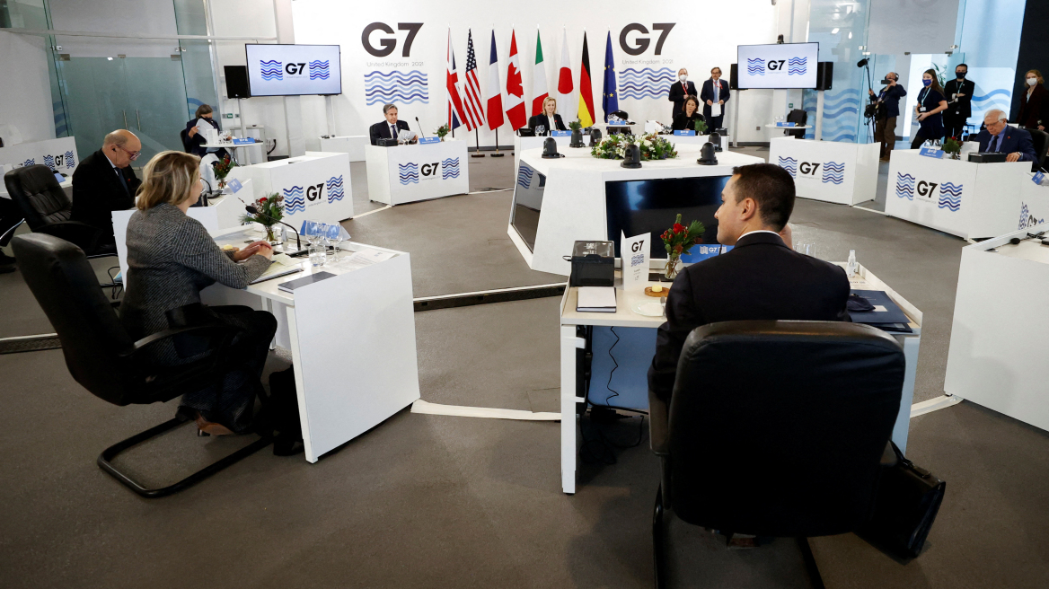 G7: Οι υπουργοί Εξωτερικών παρουσιάζουν ενιαίιο μέτωπο για να αποτρέψουν μια κρίση ανάμεσα στη Ρωσία και την Ουκρανία