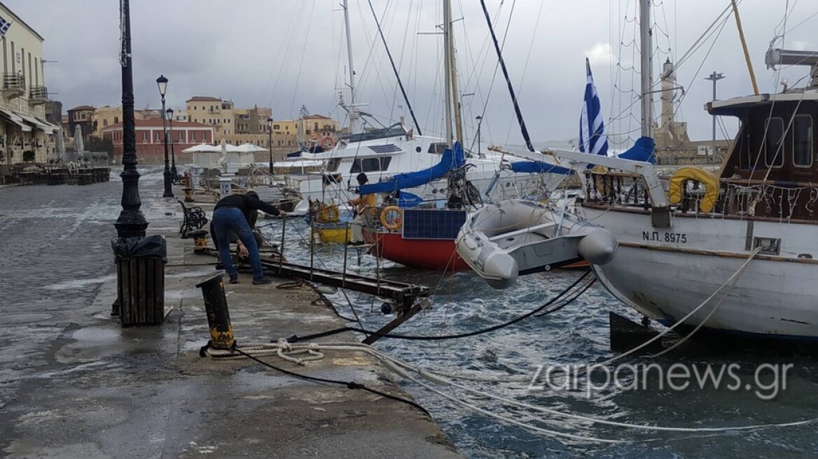 Κακοκαιρία «Κάρμελ»: Προβλήματα στην Κρήτη - Δείτε φωτογραφίες