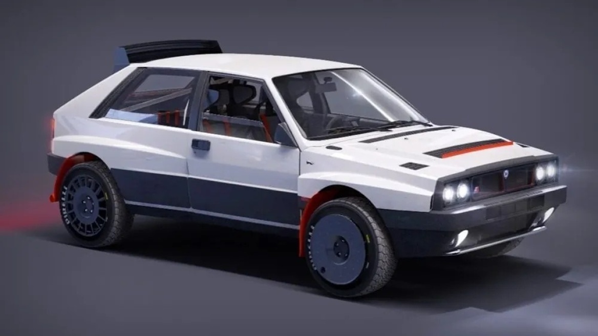 Μια σύγχρονη Lancia Delta Integrale με αγωνιστικό DNA