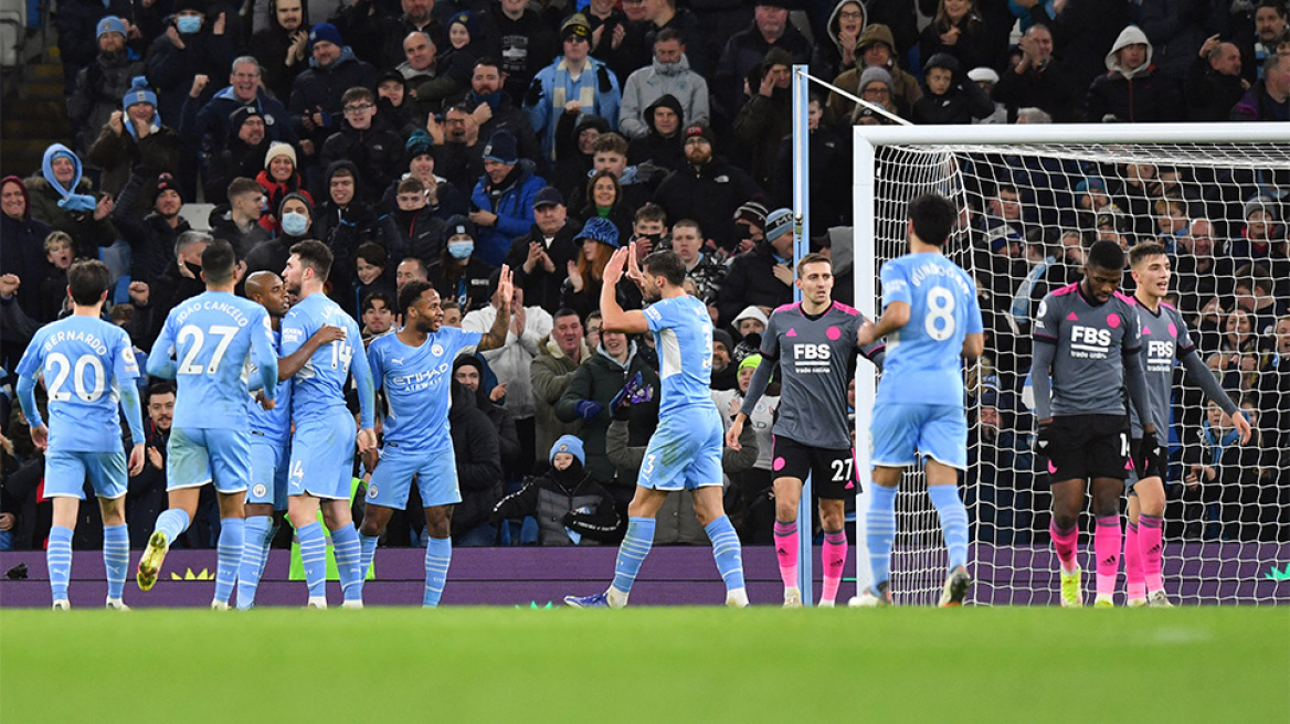 Premier League: Ιστορική ματσάρα στην «Boxing Day», η Σίτι συνέτριψε με 6-3 τη Λέστερ - Απολαύστε τα γκολ