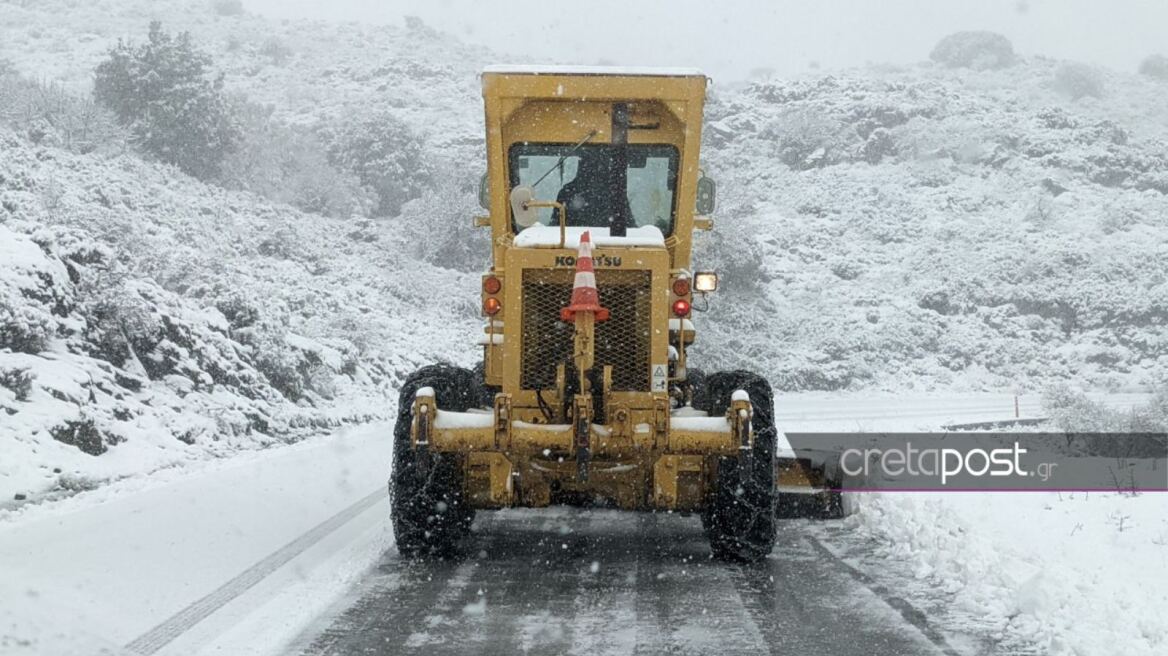 Δέκα άτομα απεγκλωβίστηκαν λόγω κακοκαιρίας στην Κρήτη