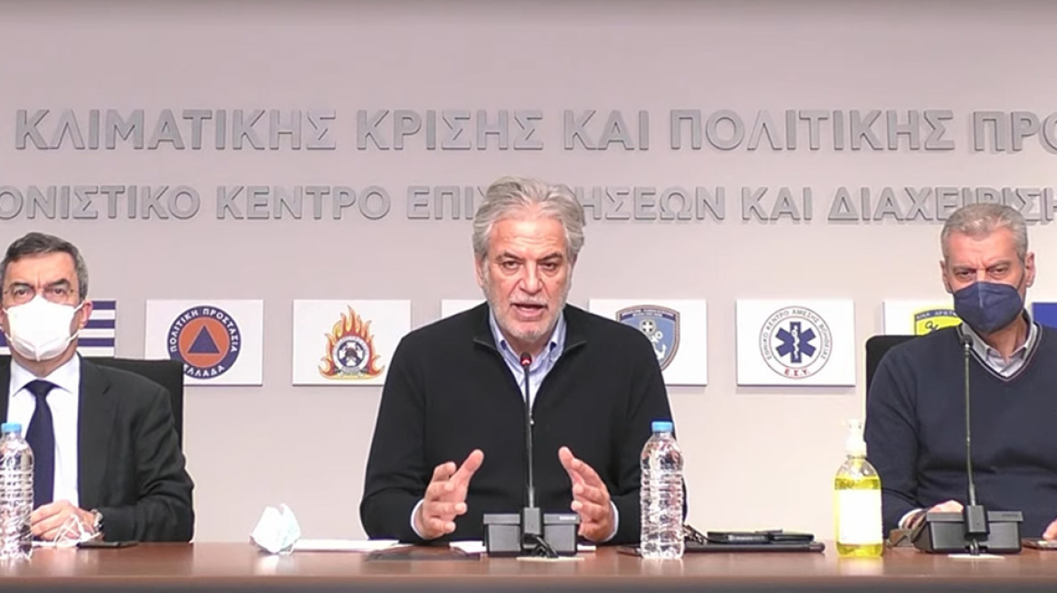 Κακοκαιρία «Ελπίς» - Στυλιανίδης: Μείνετε στα σπίτια σας, δύσκολη η νύχτα - Θα αναζητηθούν ευθύνες από την Αττική Οδό