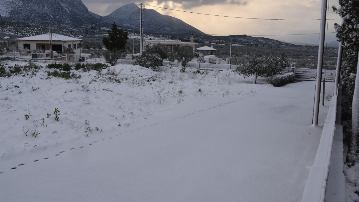 Κακοκαιρία Ελπίδα: Παρατείνεται και για την Τετάρτη 26 Ιανουαρίου η γενική αργία στην Εύβοια