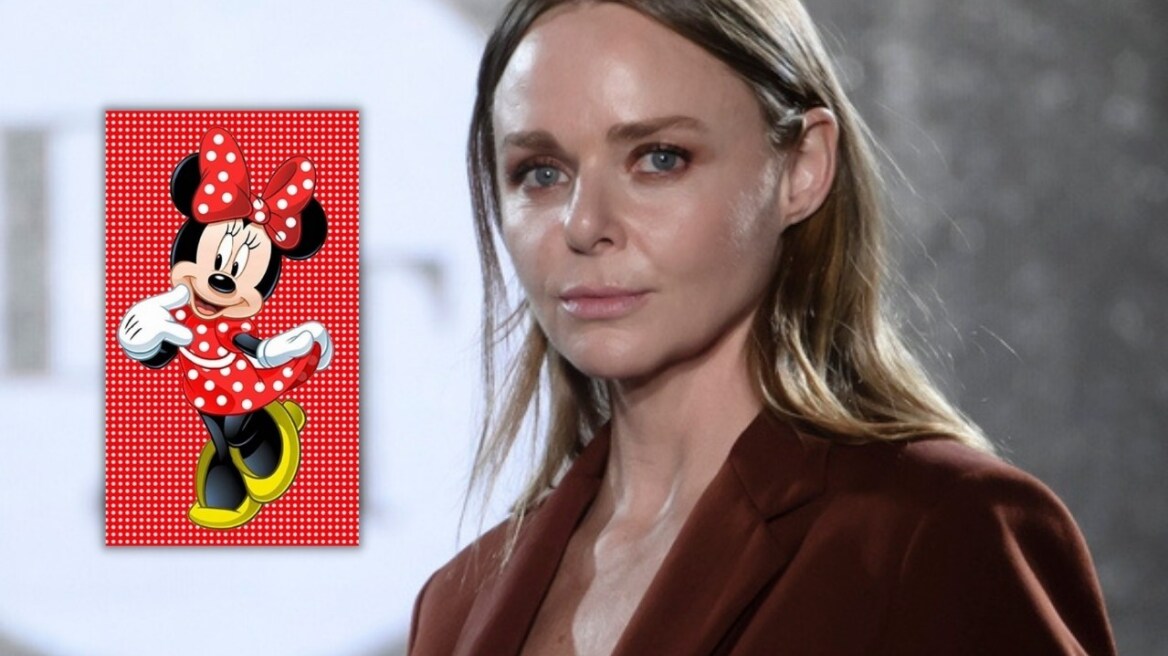 Minnie Mouse: H Stella McCartney της «πετάει» το κόκκινο φόρεμα και της βάζει παντελόνι