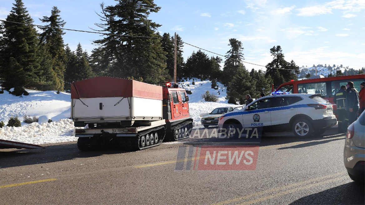 Τραγωδία στα Καλάβρυτα: Εντοπίστηκαν νεκροί οι τρεις ορειβάτες - Ίχνη χιονοστιβάδας στην πλαγιά