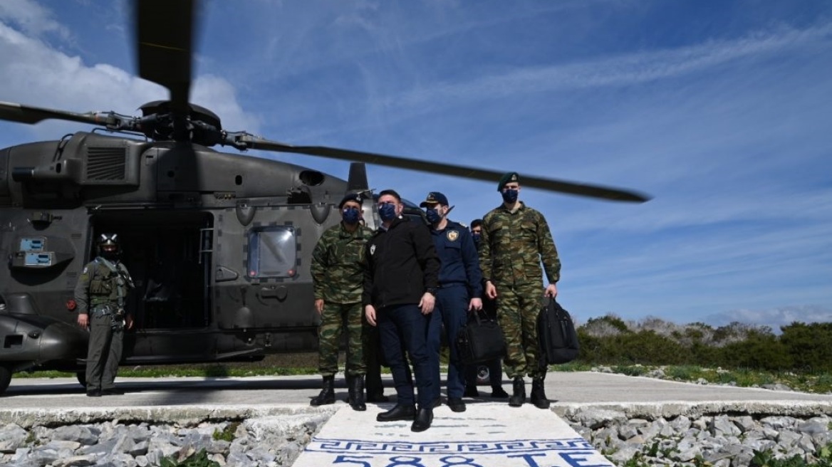 Τουρκική πρόκληση στο ελικόπτερο που μετέφερε τον Νίκο Χαρδαλιά