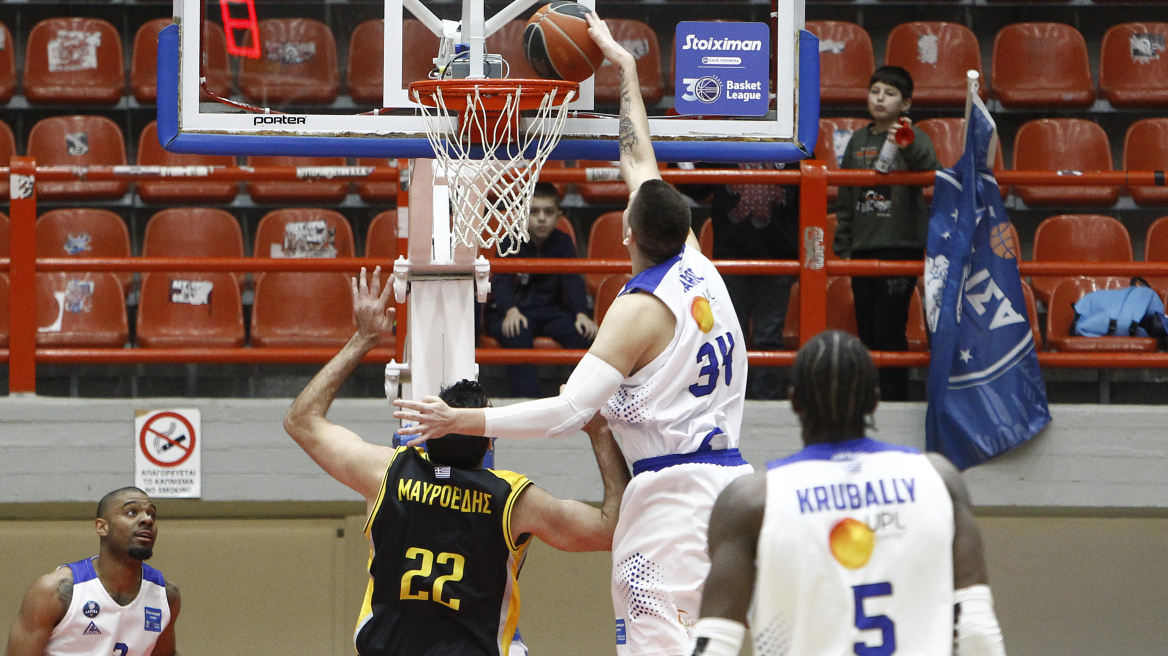 Stoiximan Basket League, Λάρισα - ΑΕΚ 82-65: Μάριτς και Γκριν έβαλαν «μπλόκο» στη «Βασίλισσα»