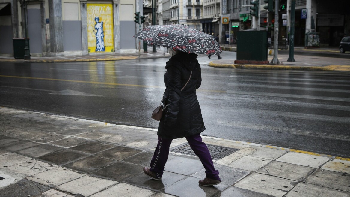 Βροχερός ο καιρός σήμερα - Πού θα χιονίσει