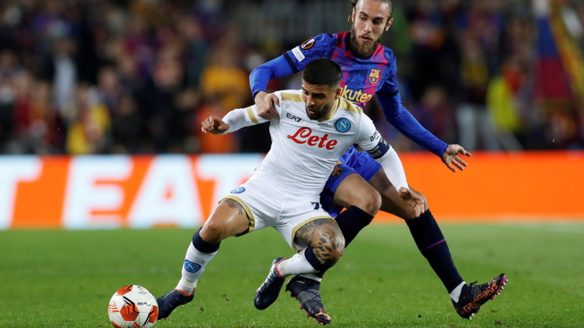 Europa League, Μπαρτσελόνα-Νάπολι 1-1: Έμεινε όρθια στη Βαρκελώνη -Δείτε τα γκολ 