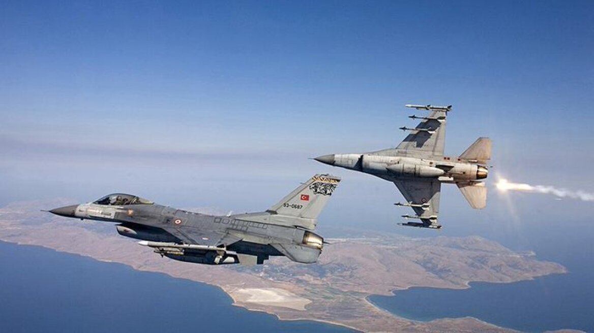 Υπερπτήσεις τουρκικών αεροσκαφών F-16 πάνω από Φαρμακονήσι και Λειψούς